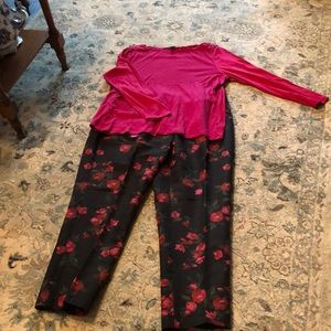 Talbots outfit 3 piece top, slacks, shoes